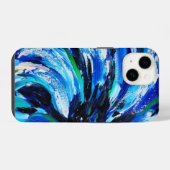 Fleur bleue iPhoneケース (裏面横)