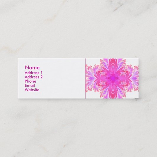 Fleur de Croix スキニー名刺 (正面)