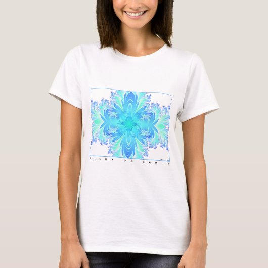 Fleur de Croix Aqua Tシャツ (正面)
