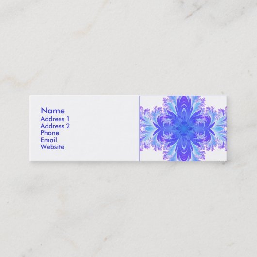 Fleur de Croix V スキニー名刺 (正面)