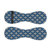 Fleur de Lis, Beige on Navy Blue, Royal, Your Name 野球ボール (パネル)