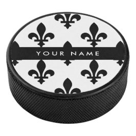 Fleur de Lis, Black on White, Black, Your Name アイスホッケーパック
