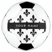 Fleur de Lis, Black on White, Black, Your Name サッカーボール (正面)