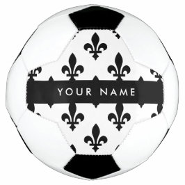 Fleur de Lis, Black on White, Black, Your Name サッカーボール