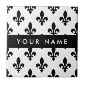 Fleur de Lis, Black on White, Black, Your Name タイル (正面)