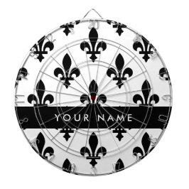 Fleur de Lis, Black on White, Black, Your Name ダーツボード