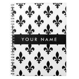 Fleur de Lis, Black on White, Black, Your Name ノートブック