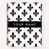 Fleur de Lis, Black on White, Black, Your Name ノートブック (正面)