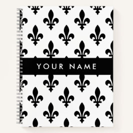 Fleur de Lis, Black on White, Black, Your Name ノートブック