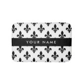 Fleur de Lis, Black on White, Black, Your Name バスマット (正面)