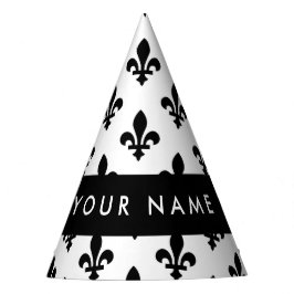 Fleur de Lis, Black on White, Black, Your Name パーティーハット