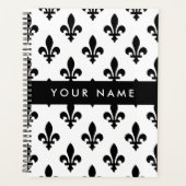 Fleur de Lis, Black on White, Black, Your Name プランナー手帳 (正面)