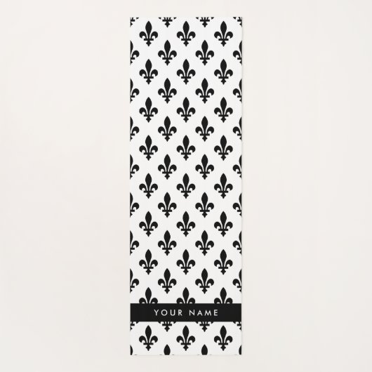 Fleur de Lis, Black on White, Black, Your Name ヨガマット (裏面)