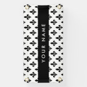 Fleur de Lis, Black on White, Black, Your Name 横断幕 (縦)