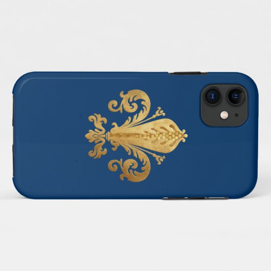 Fleur_de_lis Case-Mate iPhoneケース (裏面(横))