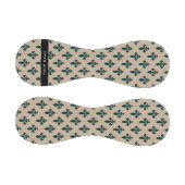 Fleur de Lis, Green on Beige, Royal, Your Name 野球ボール (パネル)