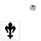 Fleur de lis – Lilie – Lily – Schwertlilie ラバースタンプ (押印)