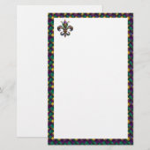 Fleur De Lis Stationery Paper 便箋 (正面/裏面)