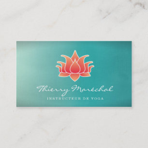 Fleur de Lotus Carte De Visite 名刺