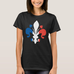 Fleur de Lysのパリ祭のフランス人の愛国者 Tシャツ