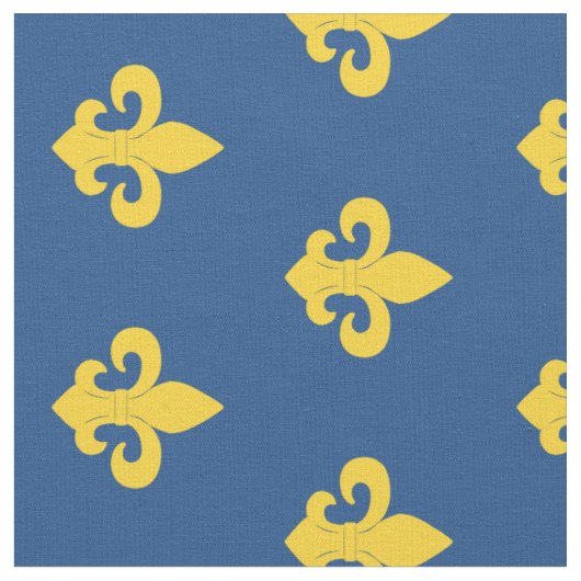 Fleur de Lys ファブリック (クローズアップ)