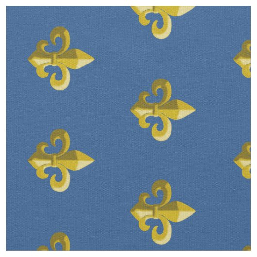 Fleur de Lys ファブリック (クローズアップ)