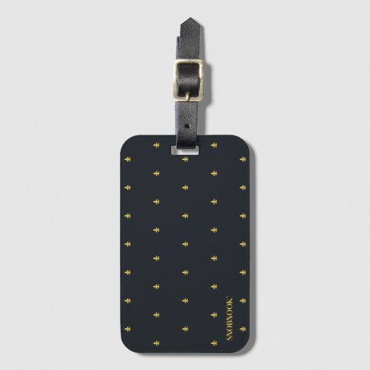 Fleur-de-Lys ラゲッジタグ (正面縦)