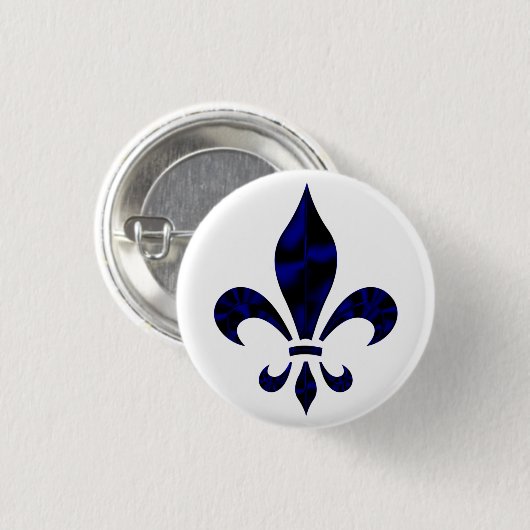 Fleur De Lys Button 缶バッジ (正面&裏面)