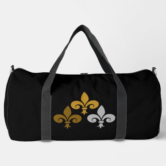Fleur de Lys Large ダッフルバッグ (正面)
