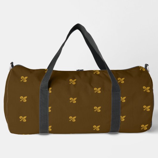 Fleur de Lys Large Duffle Bag ダッフルバッグ (正面)
