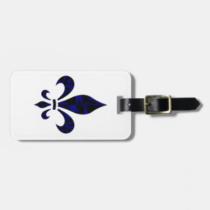 Fleur De Lys Luggageのラベル(あなたの接触情報を加えて下さい) ラゲッジタグ