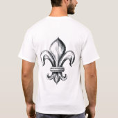 fleur de lys tシャツ (裏面)