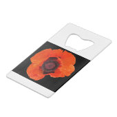 fleur de pavot après la pluie クレジットカード栓抜き (正面アングル)