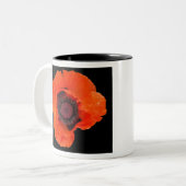 fleur de pavot après la pluie ツートーンマグカップ (正面左)