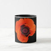 fleur de pavot après la pluie マグカップ (中央)