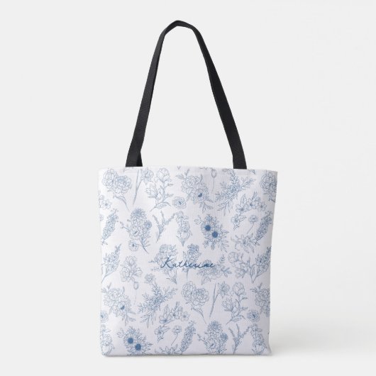 Fleur de Saison tote bag トートバッグ (裏面)
