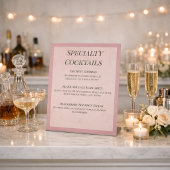 Fleur de Satin Bar 台座サイン