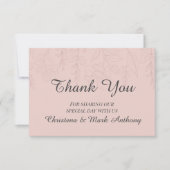 Fleur de Satin Thank You Card サンキューカード (正面)
