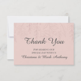 Fleur de Satin Thank You Card サンキューカード