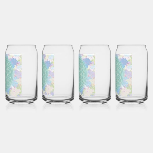 fleur de vie, ガラス缶 (左)