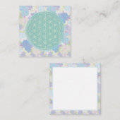 fleur de vie, スクエア名刺 (正面/裏面)