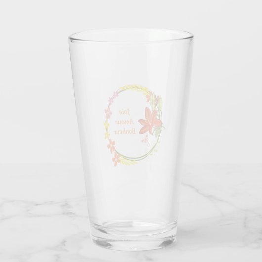 fleur de vie タンブラーグラス (裏面)