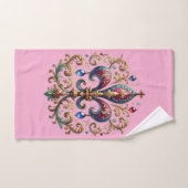 Fleur Di Lis ハンドタオル (ハンドタオル)