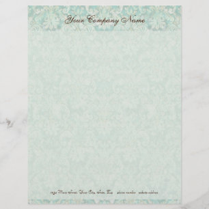 Fleur di Lys Damaskの水の文房具 レターヘッド