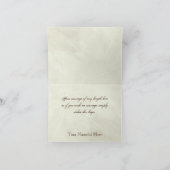 Fleur di Lys Damaskはメッセージカード感謝していしています サンキューカード (内部)