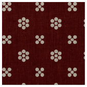 Fleur Dot - Burgundy ファブリック (クローズアップ)