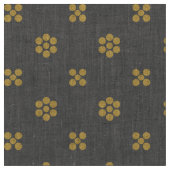 Fleur Dot - Charcoal ファブリック (クローズアップ)