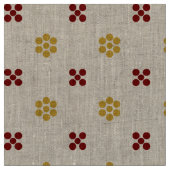 Fleur Dot Natural ファブリック (クローズアップ)