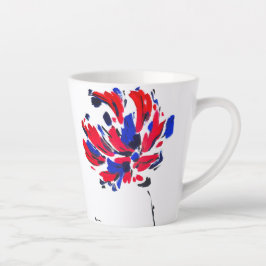 Fleur éclatée カフェラテマグ