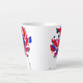 Fleur éclatée カフェラテマグ (正面)